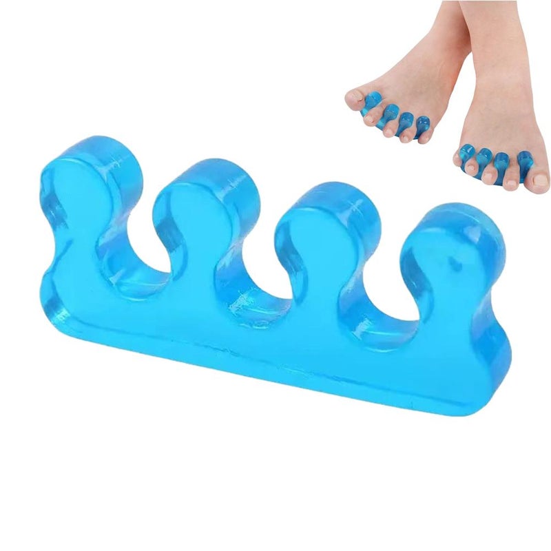 Toe valgus fixation device, toe overlap correction device, SEBS toe separator, four-hole toe separator for foot bones